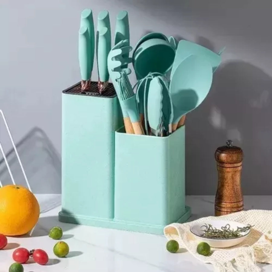 Set utensilios x 19 piezas premiun
