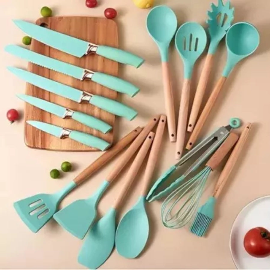Set utensilios x 19 piezas premiun